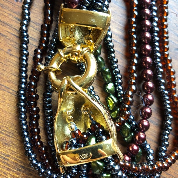 ♥️🦁💚💙💜 Lion head beaded necklace - Picture 4 of 8